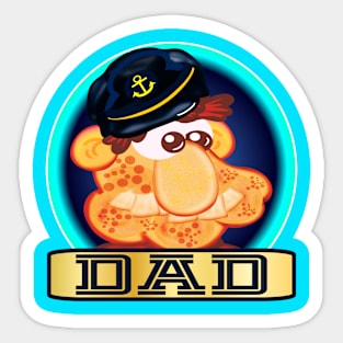 Sailing Captain Father Sticker